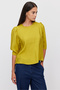 Crew Neck Shoulder Detail Blouse - 3