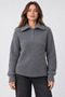 Anthracite Zippered Knit Sweater - 4