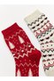 High-Quality Items from Çelebi Store: New Year-Themed Women's Ankle Socks, 2-Pack - 3