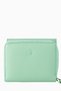 Genuine Leather Women's Wallet Portfolio – Credit Card Holder, Paper Money Compartment 932Mg - Green - 5