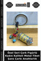 Special Edition Women's High-Quality Metal Tibetan Wheel of Fortune Keychain with Wheel Design