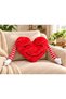 ❤️ 30 cm Hugging Plush Pillow – Red, Special Gift for Your Loved One with a Smiling Face