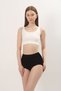 Extra-High-Waisted Women's Panties, 7-Pack: Cotton, Stretchy, Comfortable Fit—Black, White, Nude, Red, Navy, Taupe Color, Gray - 4
