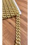 Decorative Ornament Strip, Plastic Stone Strip with a Shiny Crystal Look 1 Meter Gold -It Can Be Installed. It Can Be Used in Many Areas Such as Clothing, Accessories, Shoes, Bags, or Home Textiles.