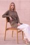 Off-Shoulder Zippered Women's Mercerized Tunic - 3