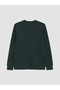 Peak New Season Green Crew Neck Textured Men's T-Shirt - 7