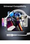 كابل CarPlay ملفوف للسيارة من USB-A إلى USBC قابل للسحب لنقل البيانات بسرعة - 7