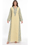 Kuwaiti Jalabiya with Delicate Patterns. | Elaa