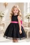 Black Lace Sleeveless Dress - 3