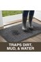 Bathroom Rugs, Ultra Soft Thick Chenille Microfiber Bath Mat, Quick Dry Absorbent & Non-Slip Bath Ma - 5