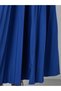 Blue Off-Shoulder Pleated A-Line Maxi Dress - 5