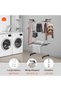Clothes Hanger - Clothes Drying Rack 4-Tier Foldable Free Standing Clothes Hanger Adjustable Movable - 5