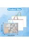 A3 Art Folder Set, Zipper Portfolio with EVA Material, Document Organizer, Multipurpose Storage for - 7