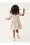 فستان بيج بياقة مكشكشة - 5