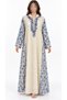 Kuwaiti Jalabiya with Delicate Patterns. | Elaa