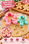 2-Piece Man Cookie Cutter Set - Dough Shaper - 3