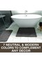 Bathroom Rugs, Ultra Soft Thick Chenille Microfiber Bath Mat, Quick Dry Absorbent & Non-Slip Bath Ma - 8