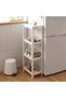 Shower Caddy Corner Shelves Bathroom Shelving Unit Plastic Shelf Kitchen Bathroom Storage rust proof - 7