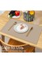 Extra Large Brown Silicone Rectangular Mat, 23.6''x15.75'', Heat Resistant, Non-Slip, Waterproof, Ea - 5
