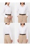 Genuine Leather Women's Belt with Gold Buckle and Metal Tips - 3 cm Belt for Jeans and Cloth Pants - 5