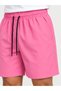 Light Pink Solid Knee-Length Drawstring Shorts - 4