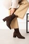 Women's Zip-Up Heeled Boots: Modern and Elegant Design, Eye-Catching Style (Heel Height: 6 cm) - 2