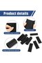 Universal Foam Handle Grips Covers, 4 Pack Soft Buffer Tube Grip Covers with Hook and Loop Straps, N - 3