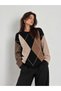 Regular Fit Argyle Pattern Knit Sweater