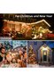 Outdoor String Lights 50ft with 46pcs E12 Sockets 2200K Warm White - 5