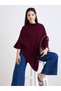 Oversized High Neck Cape Sweater