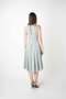 Glittery Fabric Halter Neck Midi Dress - Mint Green - 4