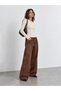 Beige Ribbed Henley Long Sleeve T-Shirt - 2