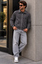 Men's Smoked Zippered Pocket Jacket - 4