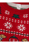 High-Quality Items from Çelebi Store: New Year-Themed Boys' Knit Sweater - 3