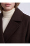 I Double-Breasted Roba Collar Loose Fit Women's Melton Coat from Freezen Store - 4