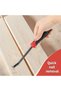 Staple Remover, Staple Puller, Chrome Vanadium Steel Stapl-e Lifter, 30° Ergonomic Handle Nail Pulle - 2