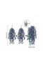 Artificial Purple Plants Hanging Lavender Vines 2-Piece Set - 5