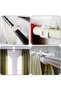 4 Pack White No Drill Adjustable Tension Curtain Rod Brackets - 2