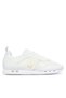 Men's Breathable Mesh Detailed Comfortable Sole White Sneaker with Eagle Logo Motif