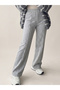 Grey Front Seam Detail Joggers