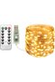 USB Fairy Lights 1Pack,33ft/10M Warm white 100LED USB Cooper Wire String Lights with Remote Control,