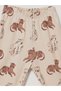 Baby Boy Leopard Print Buttoned Top and Pyjama Set - 5