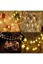 20 Ft 40 LED Star String Lights Warm White Battery Powered - 2