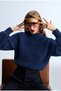 LUNA TURTLE-NECK KNIT SWEATER