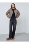 Brown Regular Fit Padded Jacket - 2