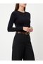 Genuine Leather Women's Belt with Gold Buckle and Metal Tips - 3 cm Belt for Jeans and Cloth Pants - 3