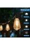 15M Solar Festoon Lights Outdoor Waterproof, 3 Lighting Modes - 7