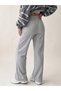 Grey Front Seam Detail Joggers - 3