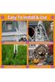 Triangular Spider Web+59''Giant Fake Spiders+20Pcs Small Spiders, Spider Decorations Set for Outside - 7
