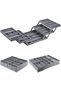 2/3 Tier Smart Collapsible Drawer Organizer,Multi Level Stacking Folding Junk Organizer, Foldable Ex